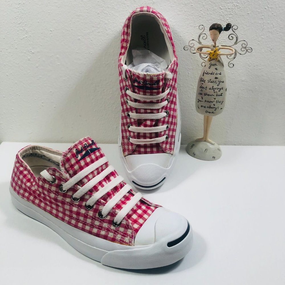 Converse Jack Purcell VTG - Gingham Print Sneakers
